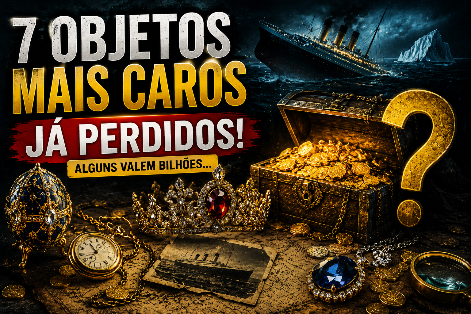 Os 7 Objetos Mais Caros Já Perdidos na História - Portal Dicas - Notícias