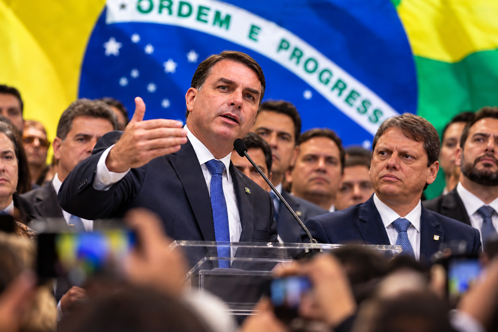 Flávio Bolsonaro amplia apoios para o 2º turno; veja quem apoia
