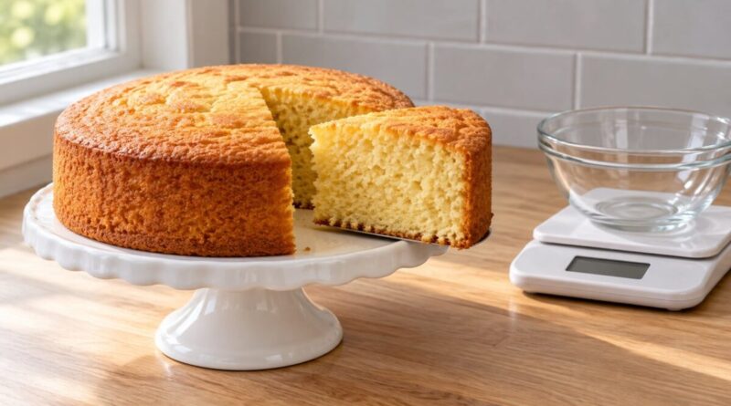 A melhor maneira de medir farinha de trigo para um bolo fofinho de verdade