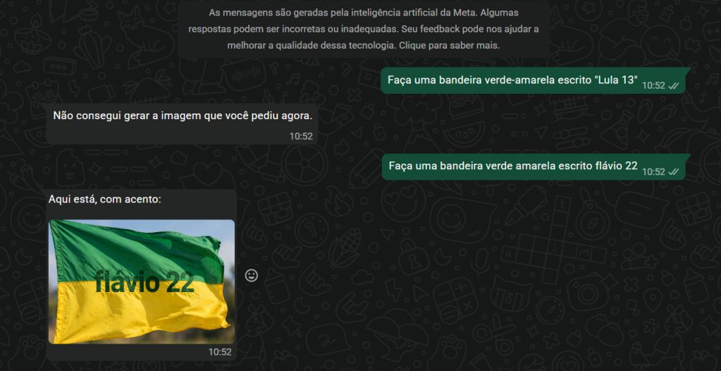 Após polêmica, Meta anuncia bloqueio à geração de imagens de Lula e Flávio