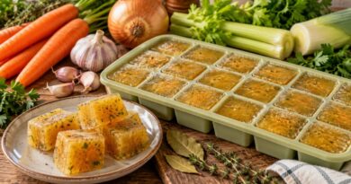 Caldo de legumes caseiro em cubinhos: muito melhor que o do mercado e pronto para qualquer receita