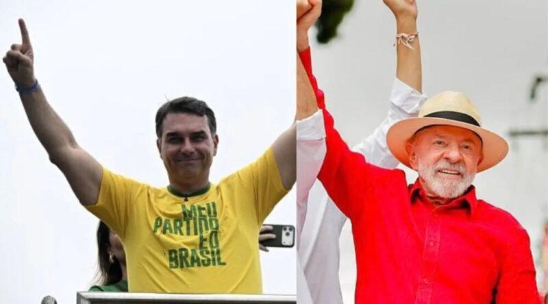 Datafolha: Flávio aparece com 51% dos votos válidos contra 49% de Lula no 2º turno