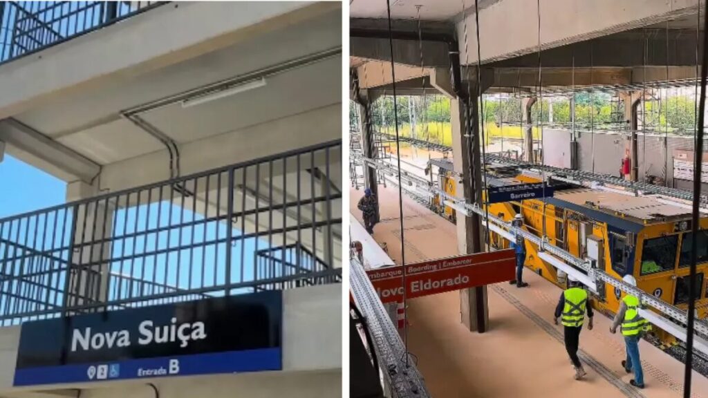 Estações Nova Suíça e Amazonas, da linha 2 do metrô de BH, entram em operação plena em novembro