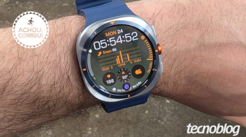Galaxy Watch Ultra cai 62% para quem busca relógio para aventuras
