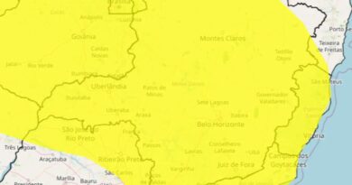 Inmet emite aviso amarelo de chuvas intensas em BH e outras 840 cidades de MG; veja lista