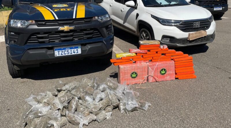 Mecânico gasta dinheiro de conserto de carro que não conseguiu arrumar, aceita transportar drogas e acaba preso na BR-262