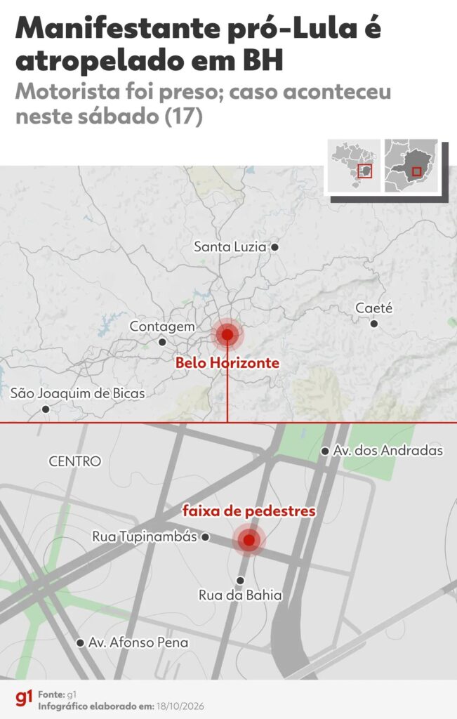 Motorista que atropelou manifestante pró-Lula disse à polícia que acelerou por medo de agressão e não prestou socorro