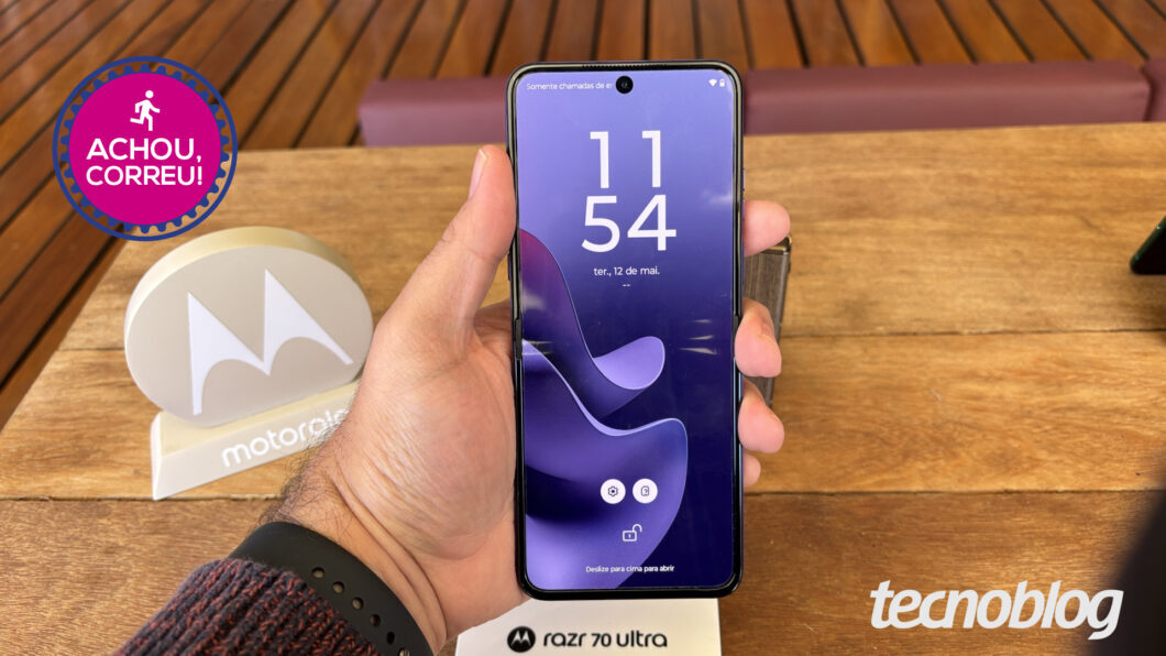 Motorola Razr 70 Ultra com 45% de desconto atinge menor preço histórico