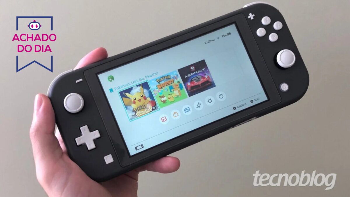 Nintendo Switch Lite em promoção com 31% de desconto no Mercado Livre