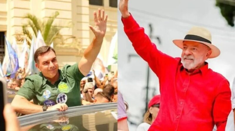 No horário eleitoral, Flávio exalta apoios no 2º turno e Lula cita riscos do adversário