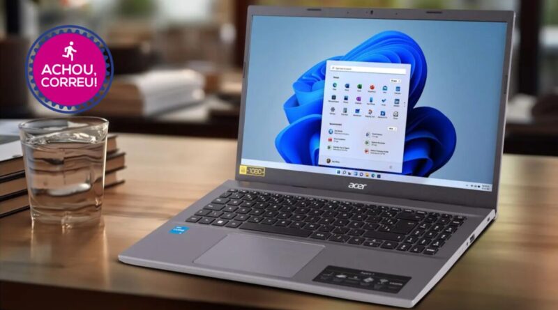 Notebook Acer Aspire 5 com RAM de 16 GB cai 45% em até 12x sem juros