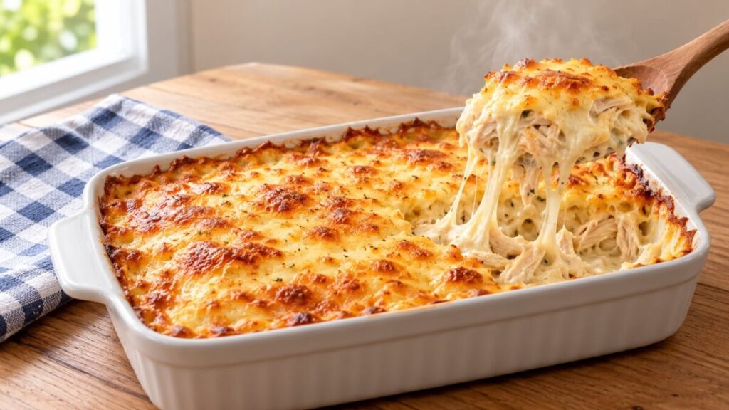 O frango com catupiry na panela ficou para trás: na travessa, com 20 minutos de forno, ele gratina e fica cremoso