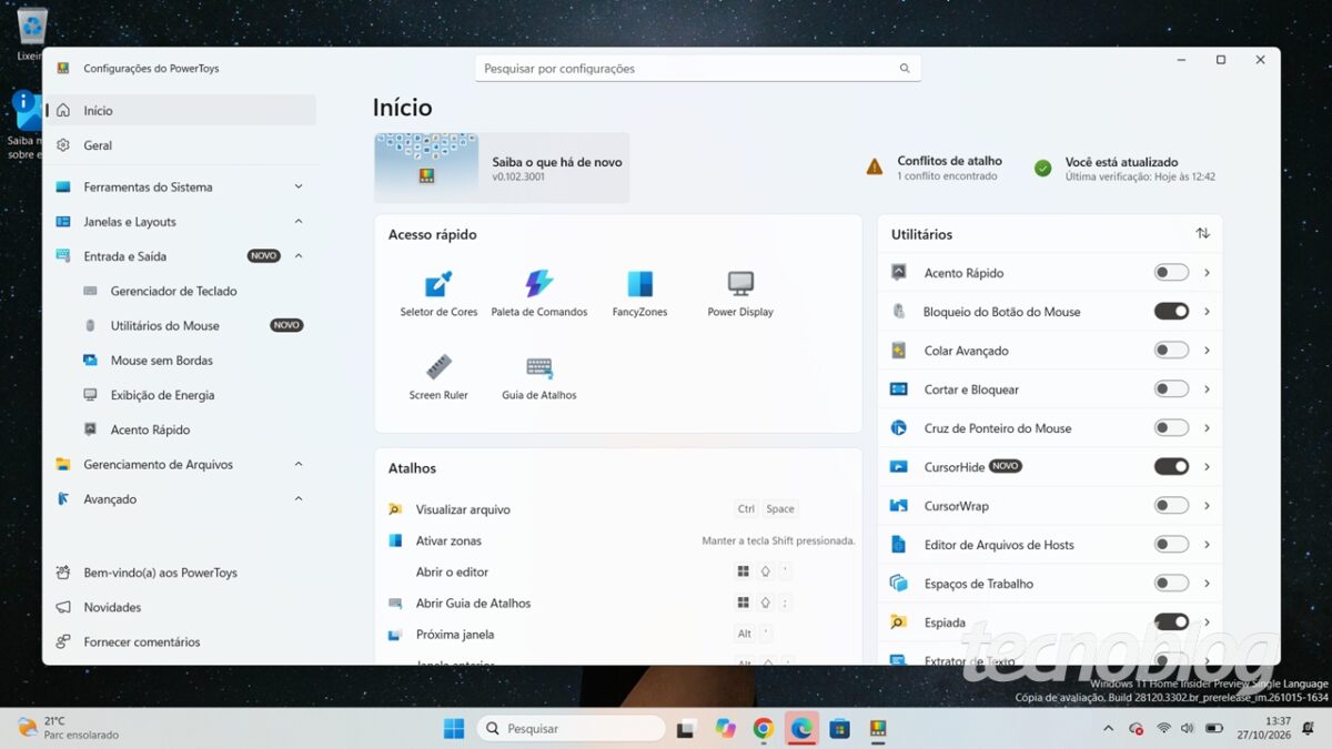 PowerToys 0.102: “canivete suíço” do Windows agora facilita uso do mouse