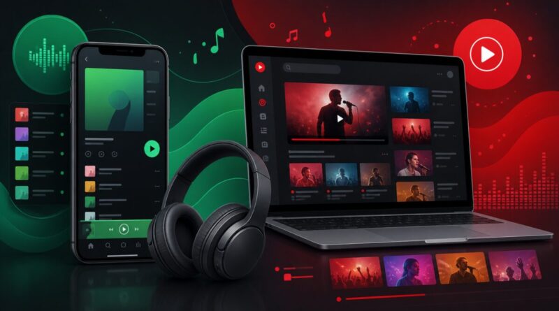 Spotify x YouTube Music: qual serviço faz mais sentido para quem também assiste vídeos - ClickGrátis