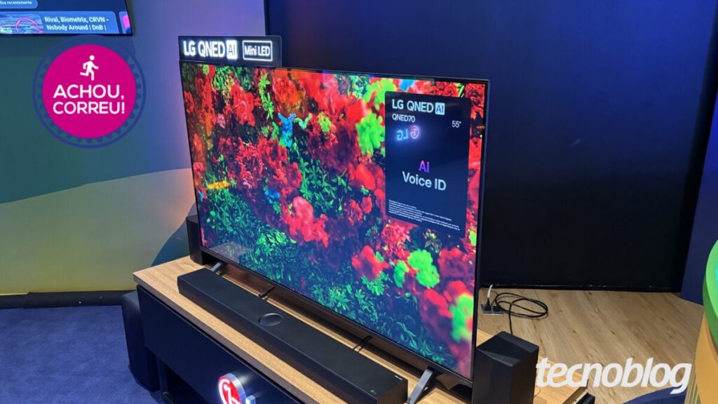 TV LG QNED 55″ com Mini LED atinge 32% OFF em oferta no Mercado Livre