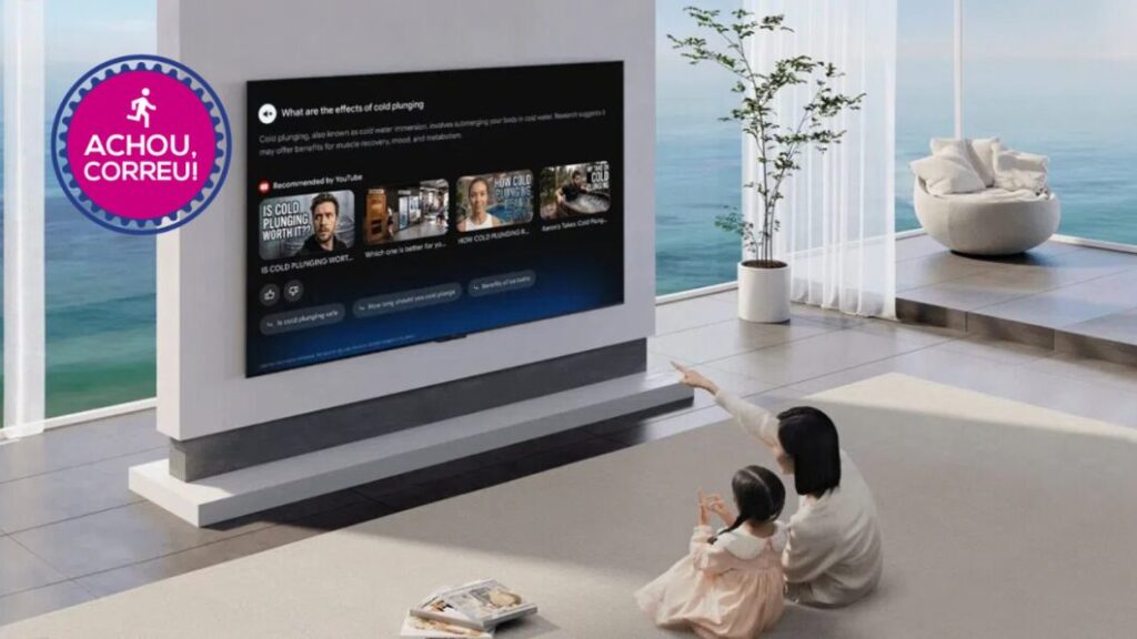 TV TCL C7L 65” registra o menor preço desde lançamento em oferta no Magalu