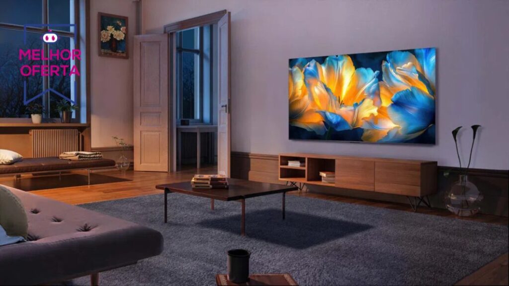 TV TCL de 55″ com 144 Hz tem mais de R$ 1.000 OFF com cupom