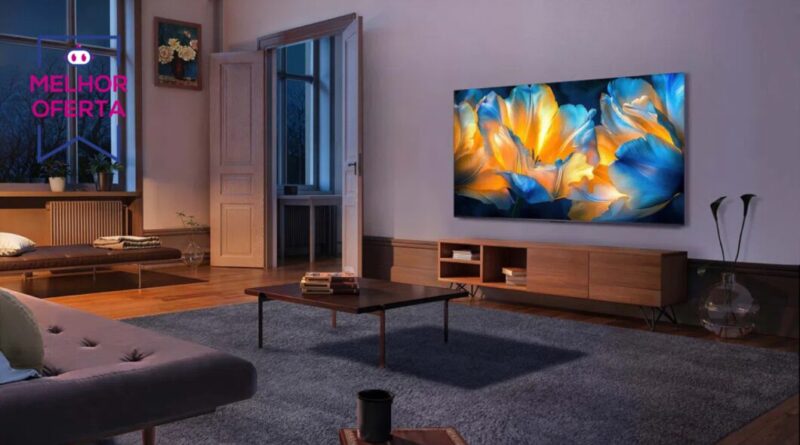 TV TCL de 55″ com 144 Hz tem mais de R$ 1.000 OFF com cupom
