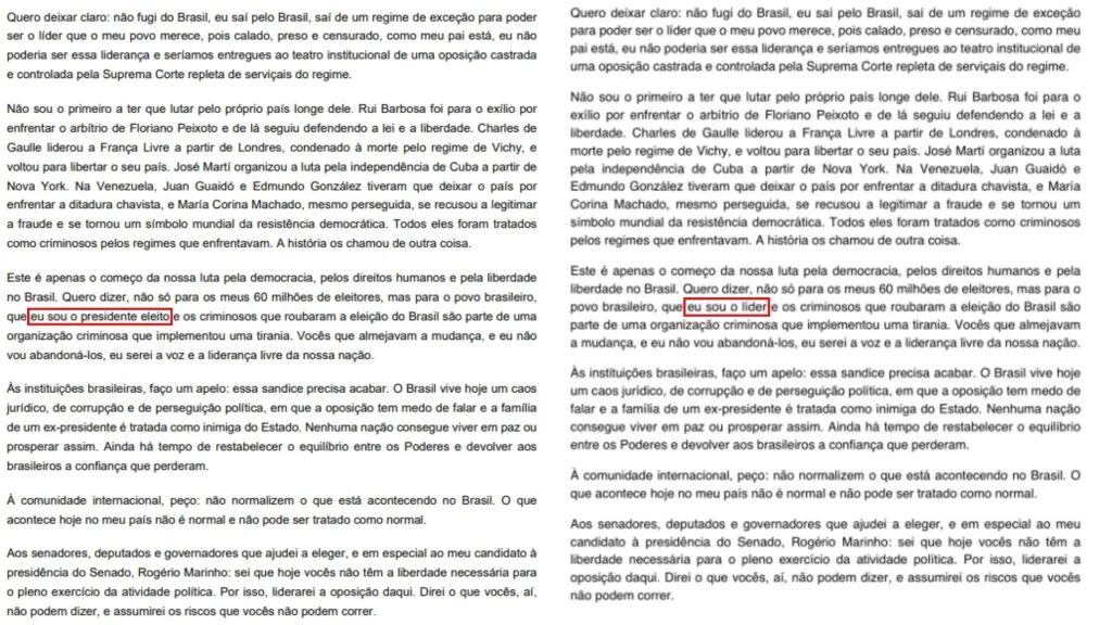 Valdemar Costa Neto critica carta golpista de Flávio Bolsonaro