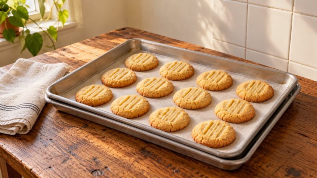 Vale a pena assar biscoitos com duas assadeiras empilhadas? O que muda no fundo, na cor e no tempo de forno