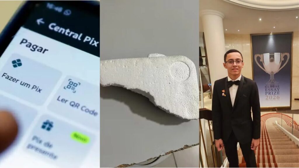 Você viu? Homem não devolve Pix e bloqueia polícia, ladrão usa arma de isopor e estudante reconhecido em Londres