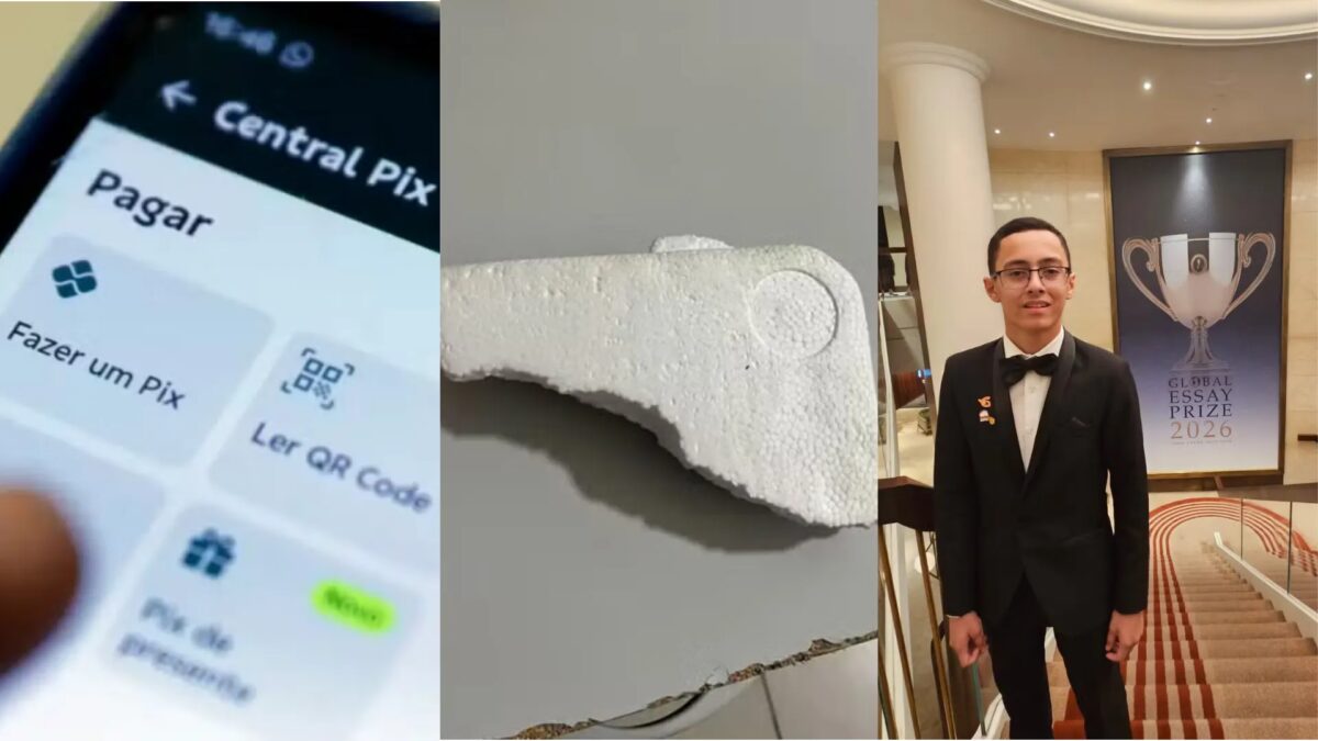 Pix errado não devolvido, arma de isopor e estudante em Londres